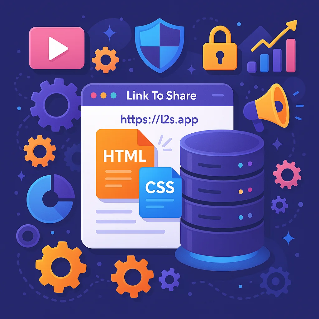 Screenshot of the app static sites hosting system