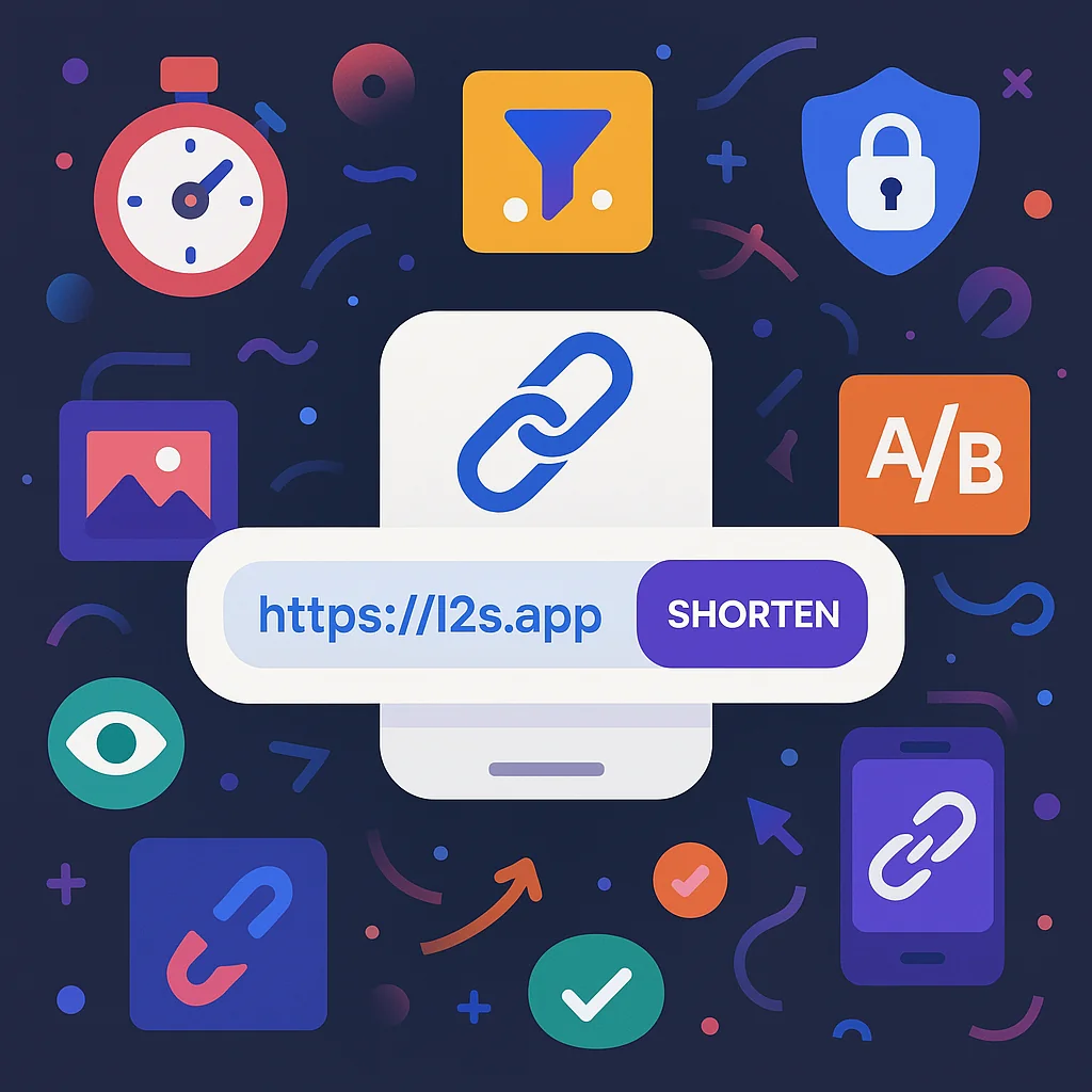 Screenshot of the app short URL editing page