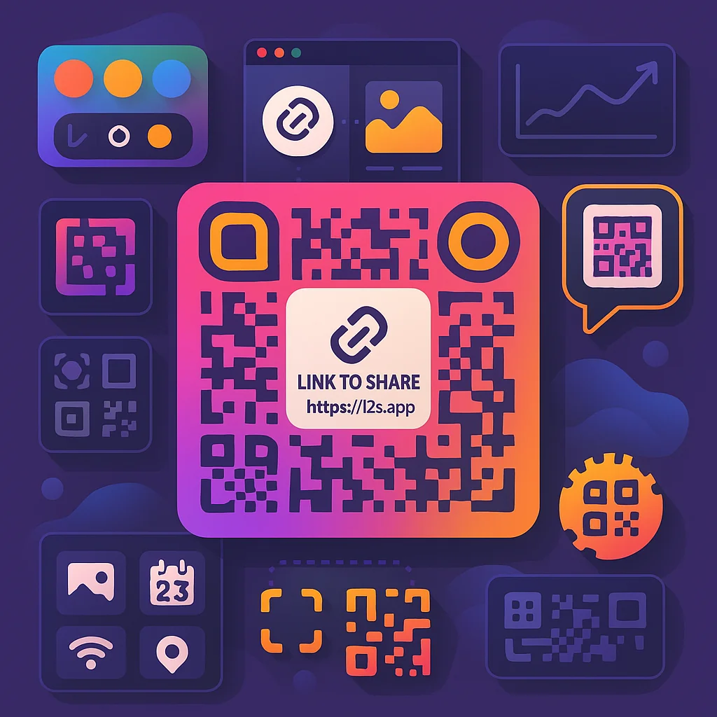 Screenshot of the app QR code system page